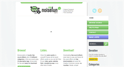 Desktop Screenshot of noiseforfun.com